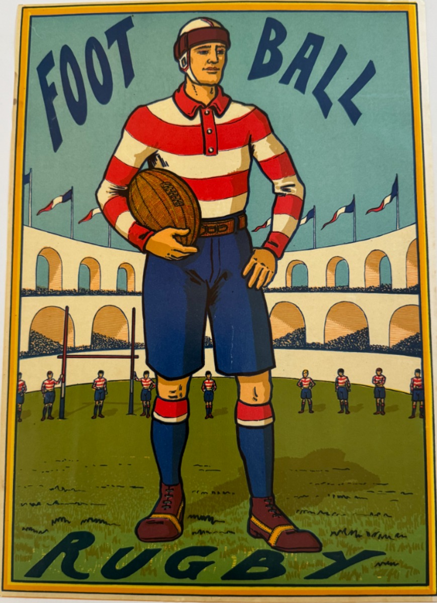 Affiche Rugby 1900 - Objets vintage et affiches anciennes - Revue Vintage