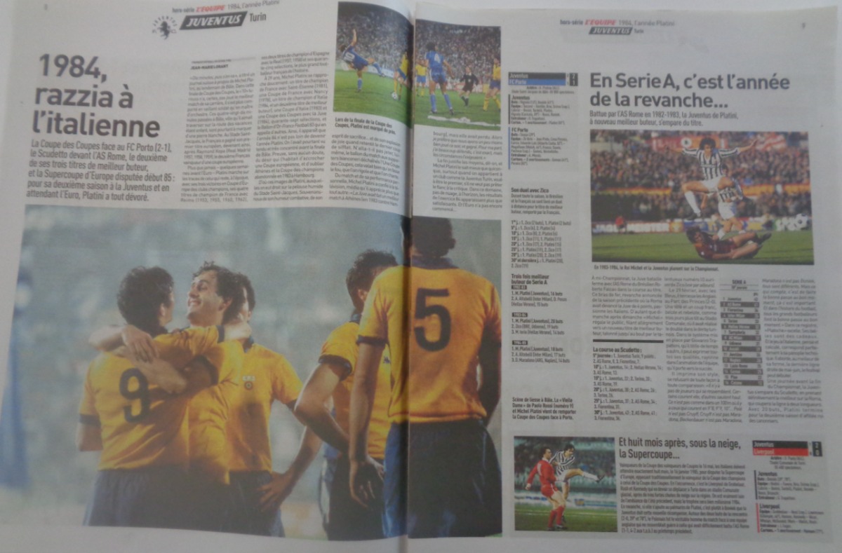 Journal l'équipe mai 2024 Michel Platini - Hors série - l'année Platini - Vue 5 - Journal L'Équipe