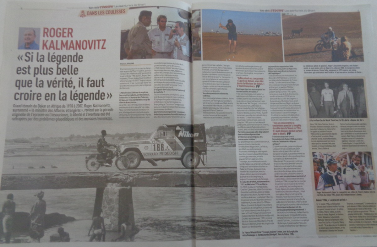 Journal l'équipe décembre 2025 Les aventuriers du désert depuis 1979 - Paris Dakar - Hors série - Vue 3 - Journal L'Équipe