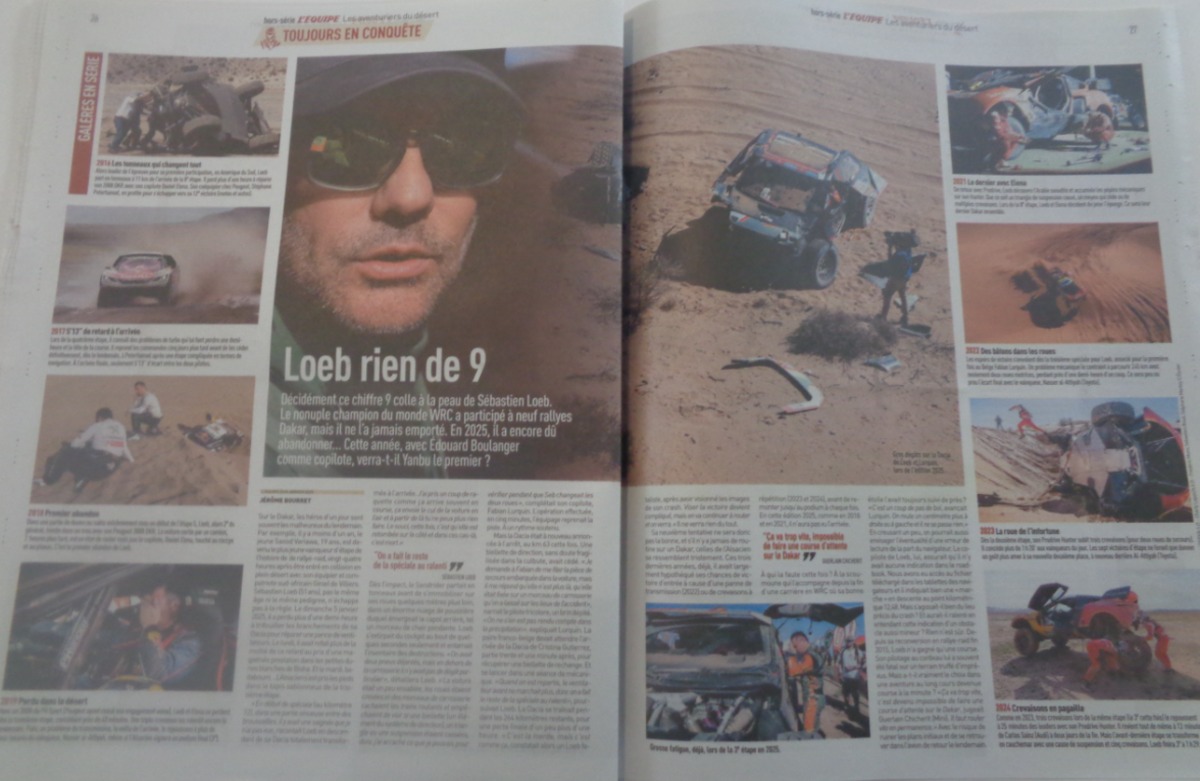 Journal l'équipe décembre 2025 Les aventuriers du désert depuis 1979 - Paris Dakar - Hors série - Vue 7 - Journal L'Équipe