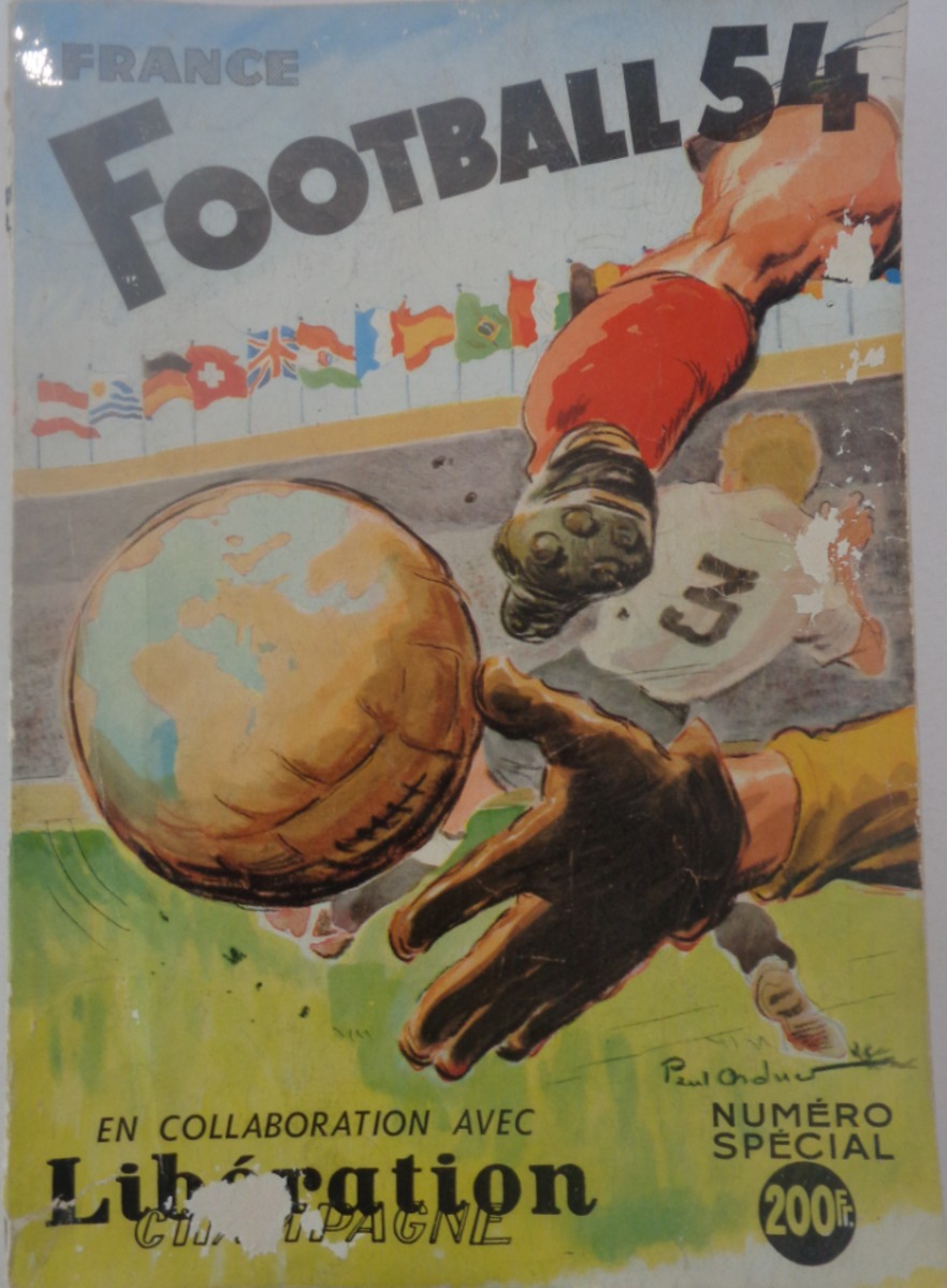 cahier de l'équipe Football 54 - 2eme année - France Football 1954 - Football authentique - Revue Vintage