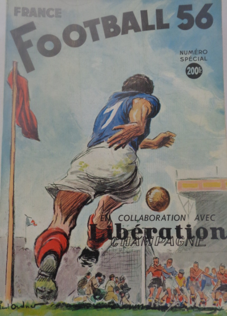 cahier de l'équipe Football 56 - 4eme année - France Football 1956 - Football authentique - Revue Vintage