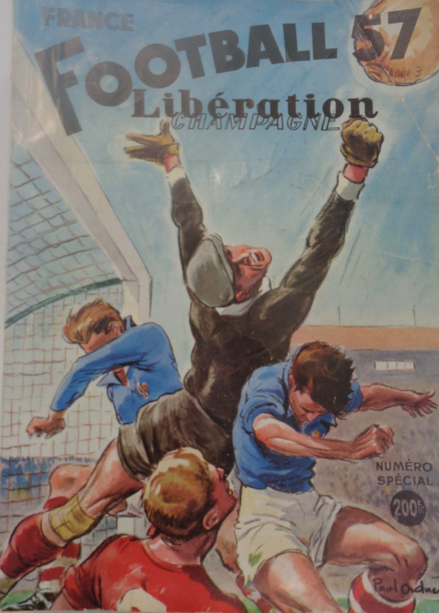cahier de l'équipe Football 57 - France Football 1957 - Football authentique - Revue Vintage