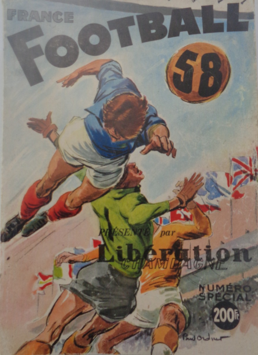 cahier de l'équipe Football 58 - France Football 1958 - Football authentique - Revue Vintage