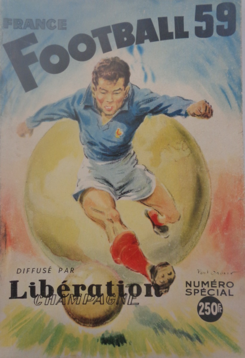 cahier de l'équipe Football 59 - France Football 1959 - Football authentique - Revue Vintage