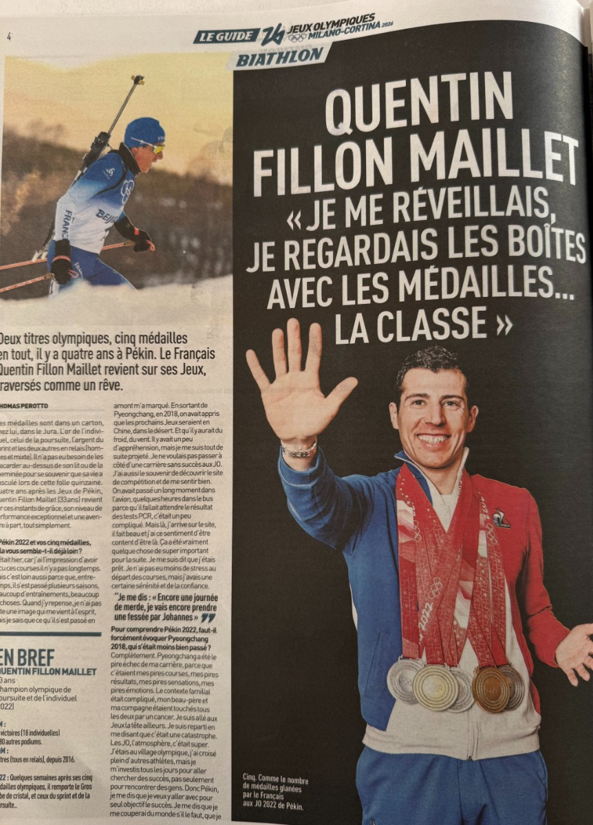 Journal l'équipe 02/02/2026 Guide Olympiques d'hiver - Milan Cortina - Jeux Olympiques - Vue 3 - Journal L'Équipe