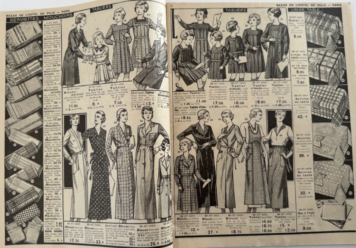 Catalogue Bazar de l'Hotel de Ville - mode - vêtement - 1934 - Vue 5 - Grands Magasins