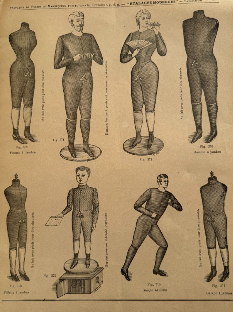 Catalogue d'étalages - construction pour vitrine de magasin - mannequins - buste - non Siégel - couverture art nouveau - Vue 5 - Divers