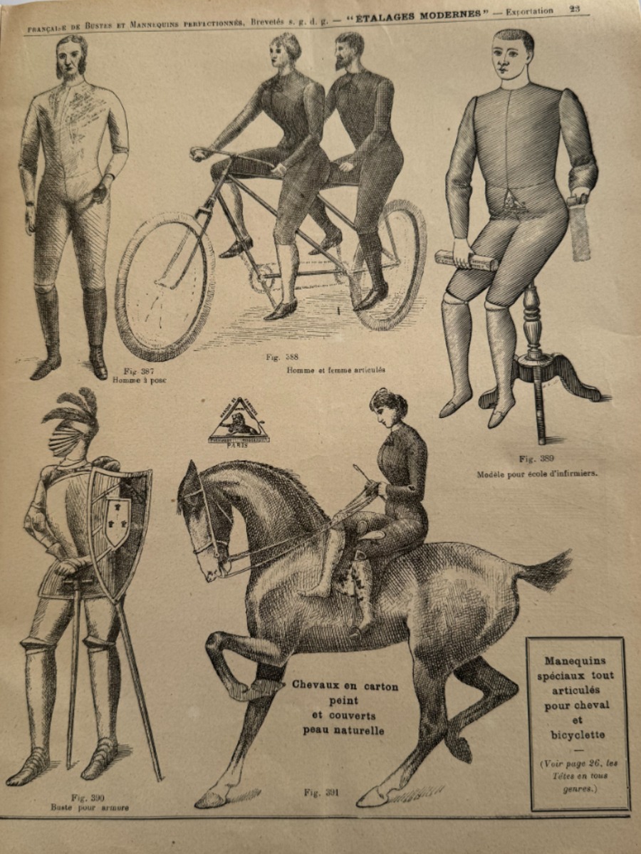Catalogue d'étalages - construction pour vitrine de magasin - mannequins - buste - non Siégel - couverture art nouveau - Vue 6 - Divers