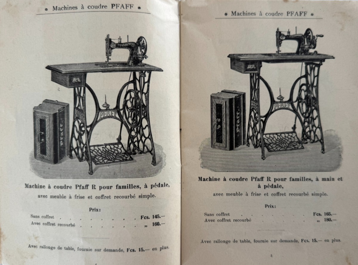 Catalogue machine a coudre Pfaff - Vue 2 - Divers