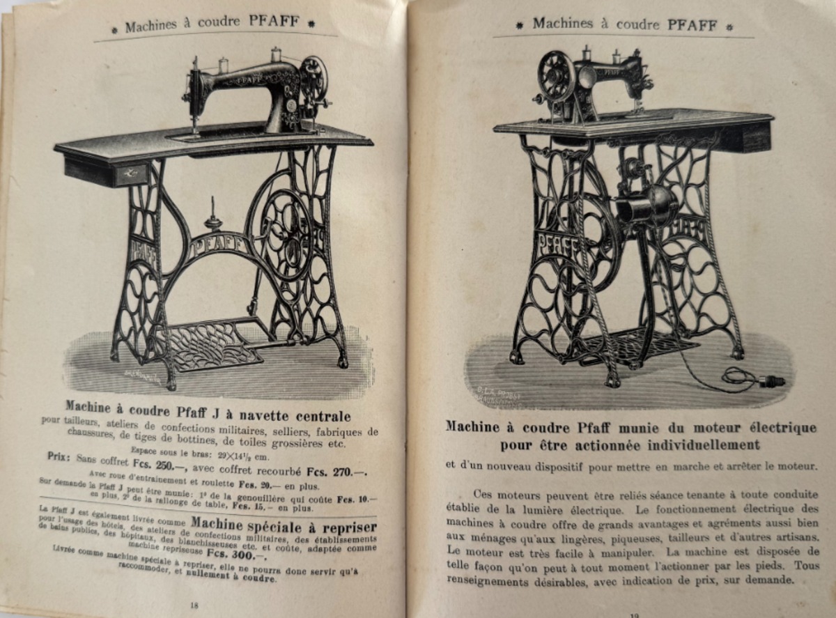 Catalogue machine a coudre Pfaff - Vue 4 - Divers