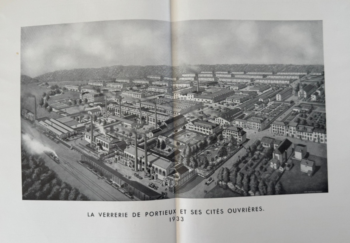 Catalogue Verrerie Portieux Vallerysthal 1933 verre opaline sucrier - Vosges - Vue 2 - Divers