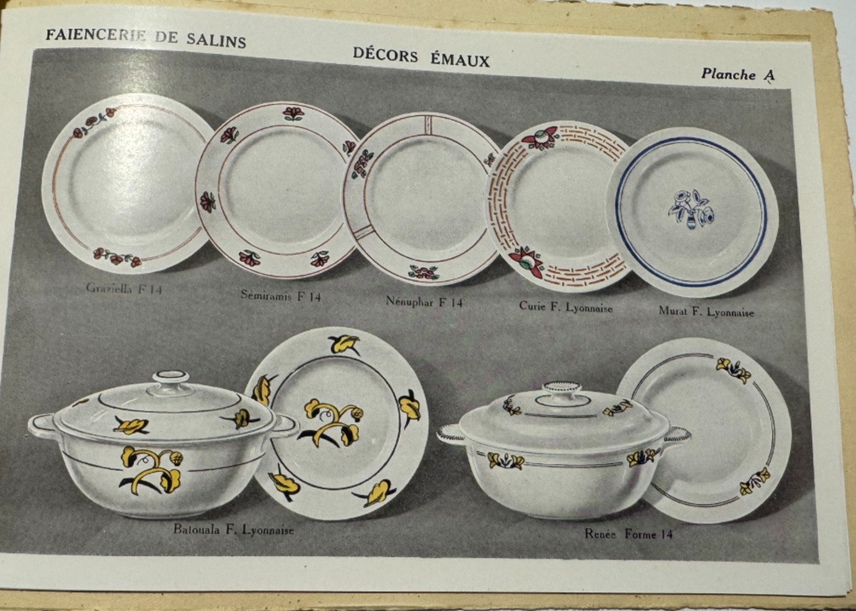 Catalogue faïencerie de Salins les bains - Jura - 1929 - Vue 2 - Divers