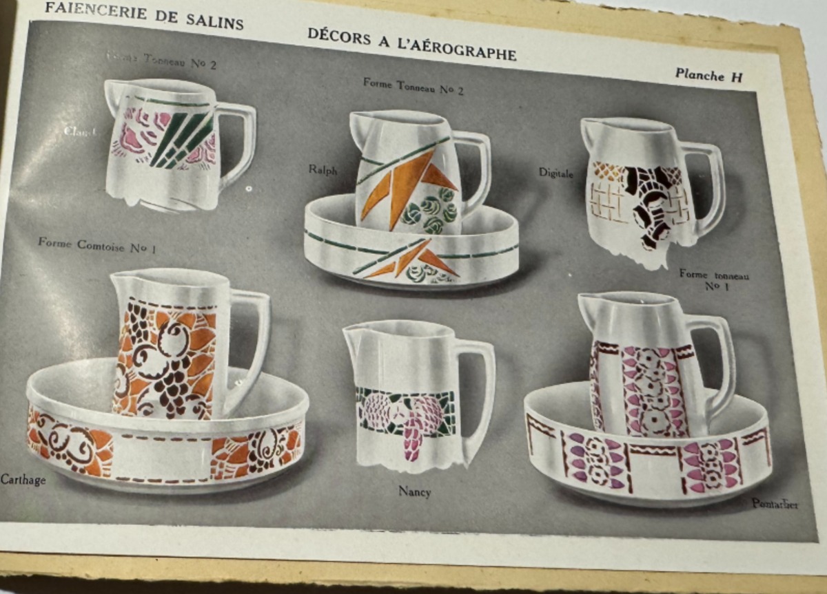 Catalogue faïencerie de Salins les bains - Jura - 1929 - Vue 4 - Divers