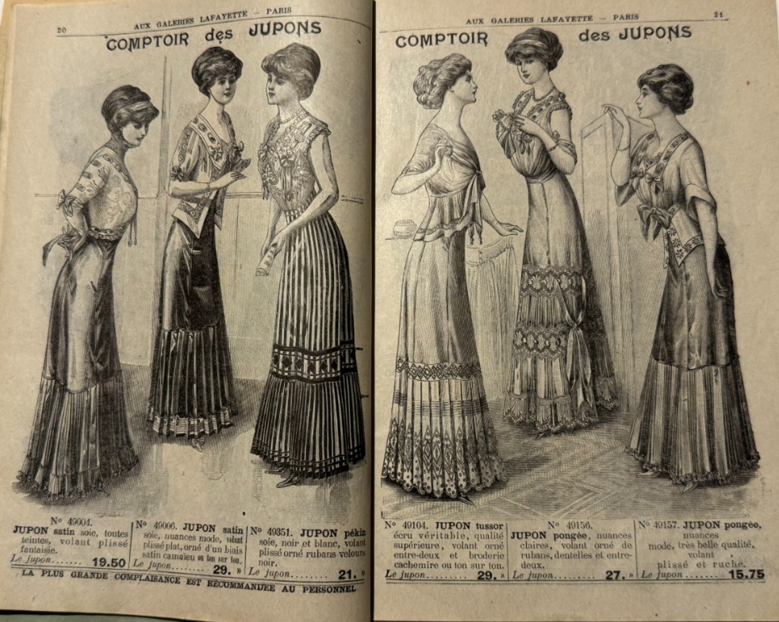 Catalogue aux Galeries Lafayette - mode - vêtements - 1910 - Vue 2 - Grands Magasins