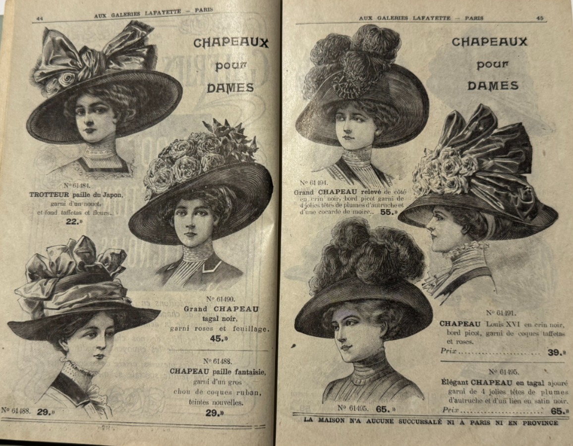 Catalogue aux Galeries Lafayette - mode - vêtements - 1910 - Vue 4 - Grands Magasins