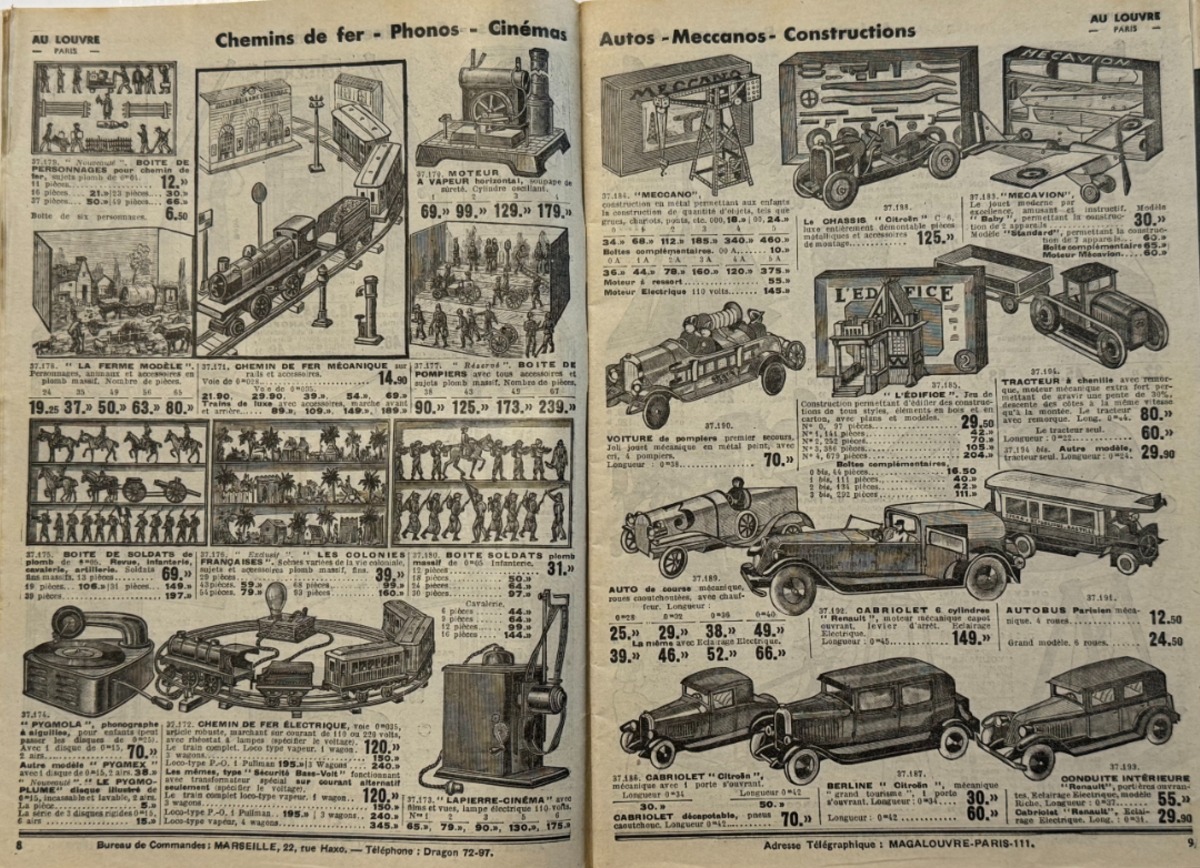 Catalogue les jouets du Louvre - 1931 ou 1932 - Vue 4 - Grands Magasins