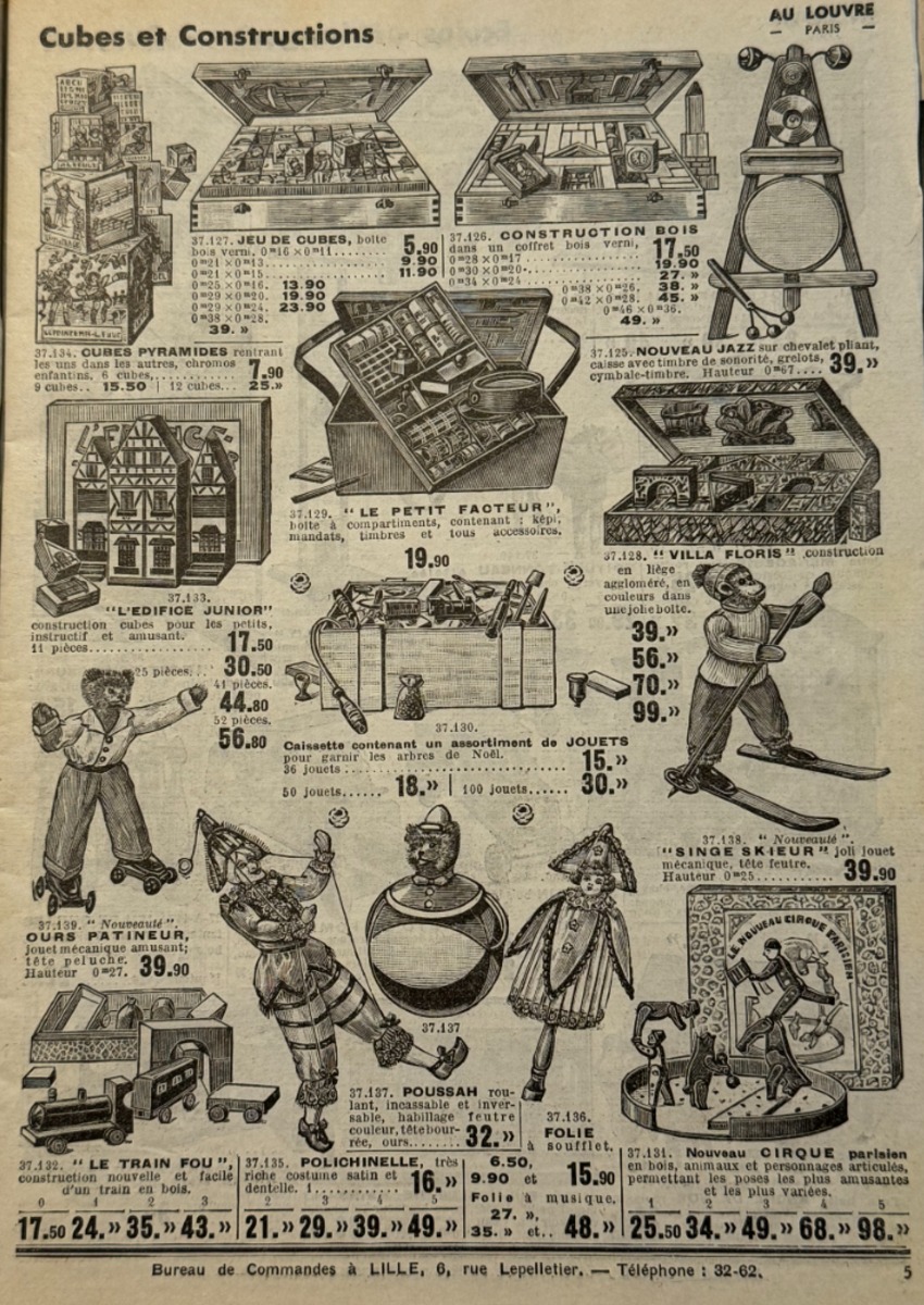 Catalogue les jouets du Louvre - 1931 ou 1932 - Vue 6 - Grands Magasins