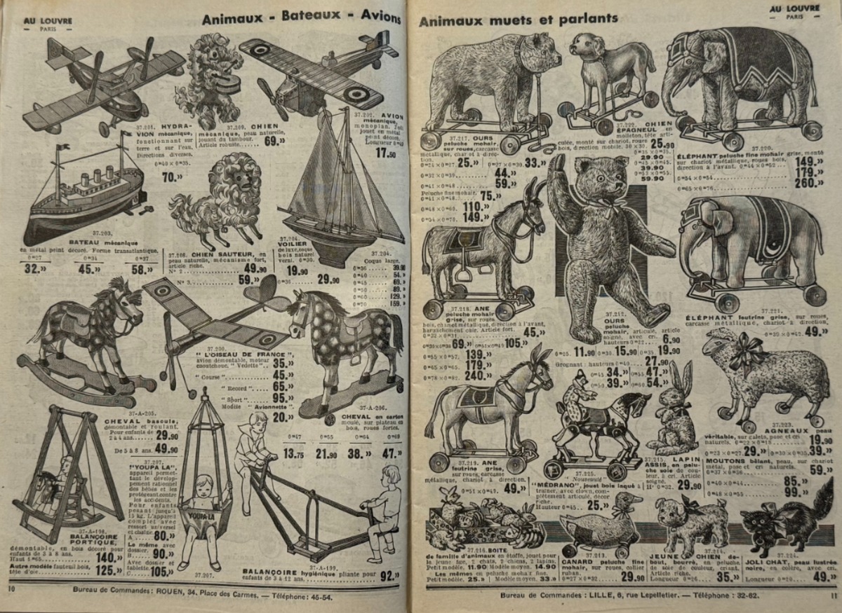 Catalogue les jouets du Louvre - 1931 ou 1932 - Vue 7 - Grands Magasins