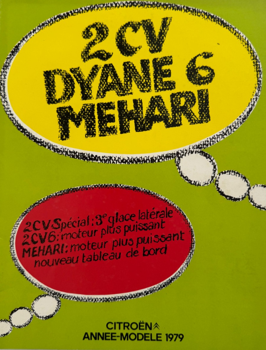 Catalogue Citroën 2 CV - Dyane - Mehari - - Auto authentique - Revue Vintage