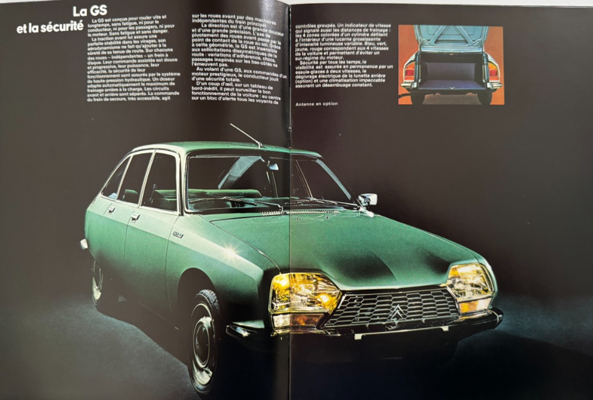 Catalogue Citroën GS - 1972 - Vue 3 - Auto