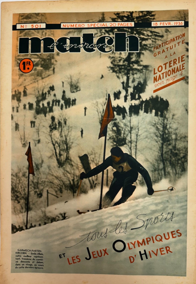 1936 Match l'intran - Jeux Olympiques d'hiver - Vue 2 - Jeux Olympiques