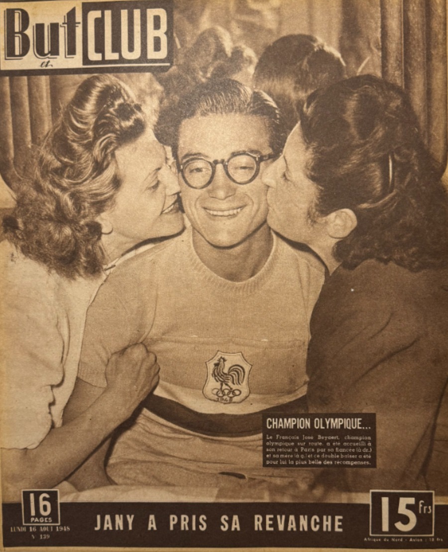 But et Club 1948 - Natation Alex Jany médaille de Bronze aux jeux Olympiques - Autres sports authentique - Revue Vintage