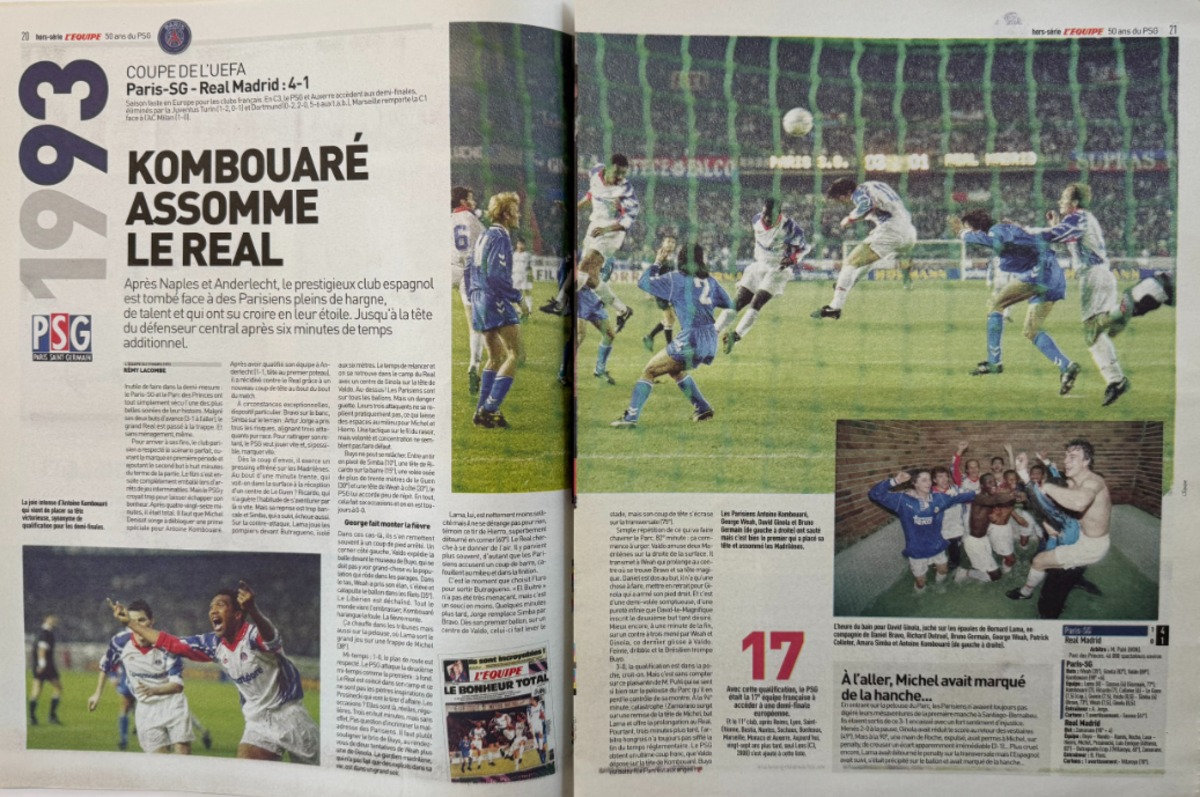 Journal L'Equipe - Ici Paris - Hors Série - 50 ans du PSG - - Football - 2020 Paris Saint Germain - Vue 5 - Journal L'Équipe