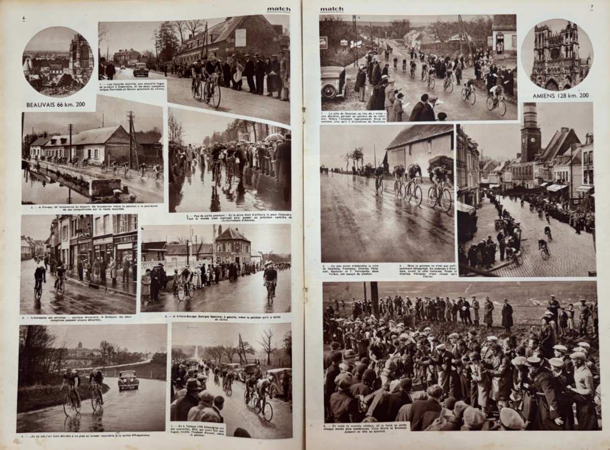 1936 Match l'intran - Paris Roubaix Georges Speicher disqualifié - Vue 2 - Cyclisme