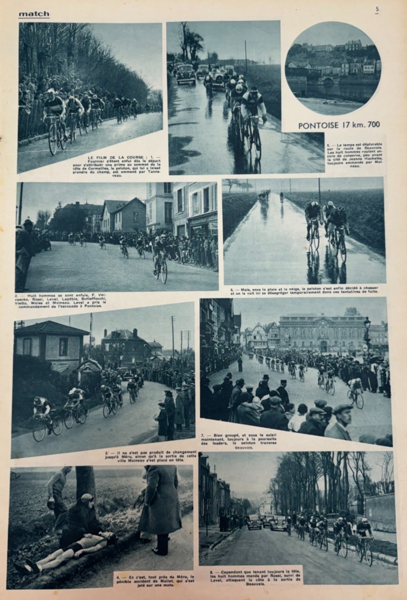1936 Match l'intran - Paris Roubaix Georges Speicher disqualifié - Vue 4 - Cyclisme