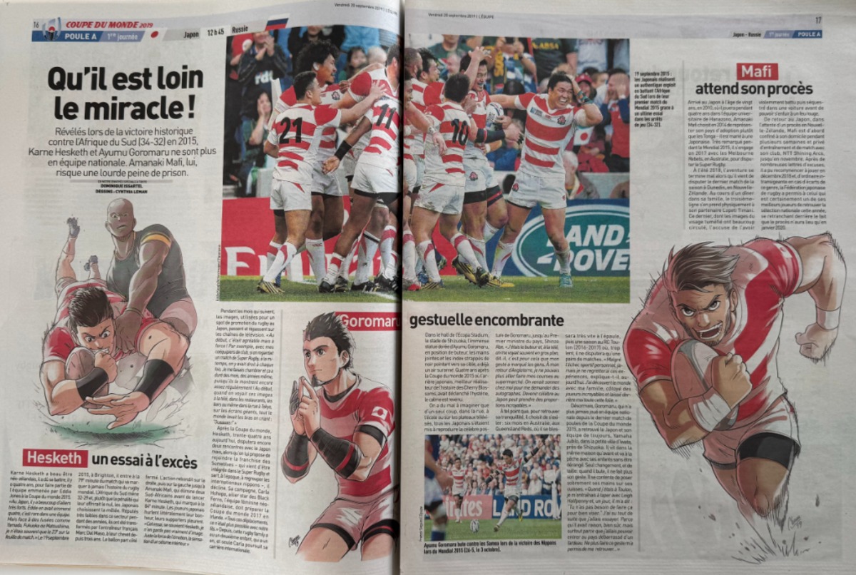 Journal l'équipe 20/09/2019 Rugby N° spécial Coupe du Monde - Vue 2 - Journal L'Équipe