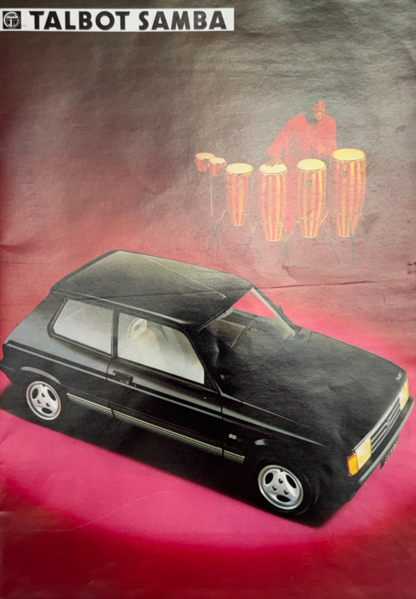 Catalogue Talbot Samba GL - LS - GLS - Rallye - Pininfarina cabriolet - Auto authentique - Revue Vintage
