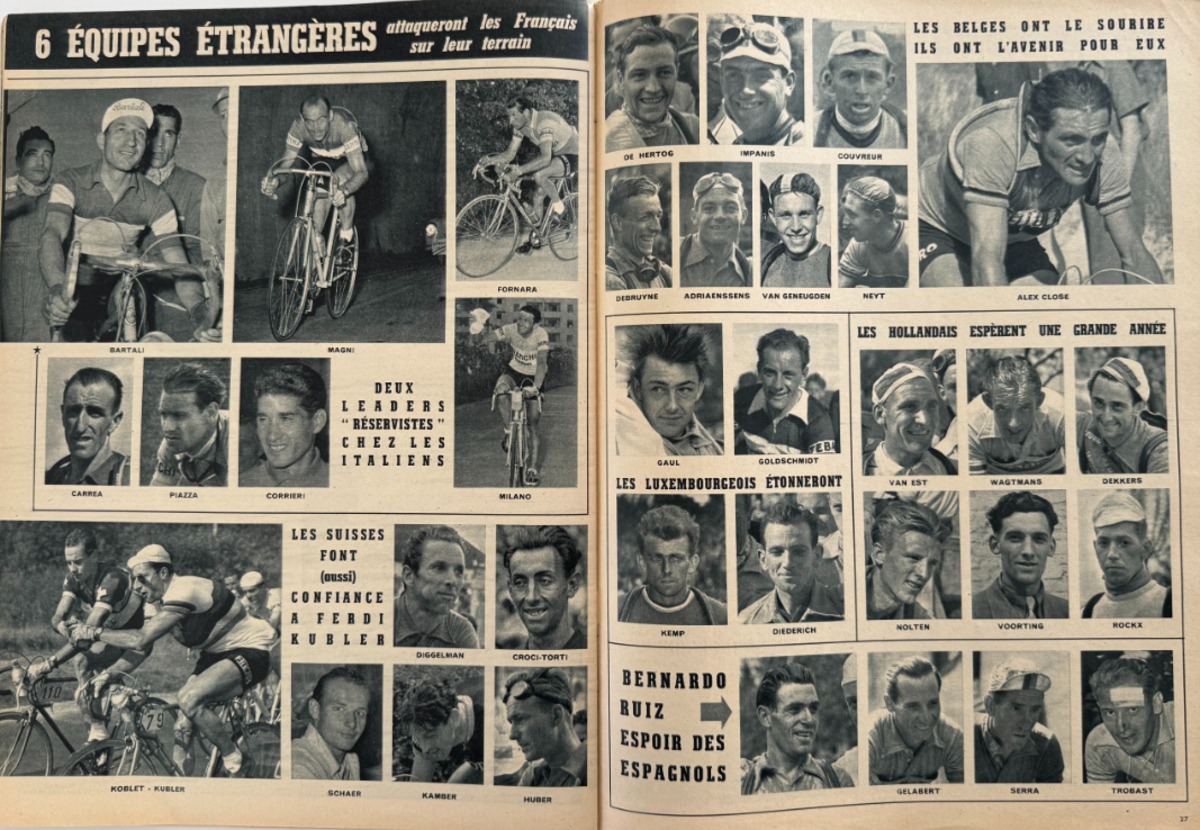 Miroir sprint 1953 - Tour de France 53 - Vainqueur Louison Bobet - Vue 4 - Cyclisme