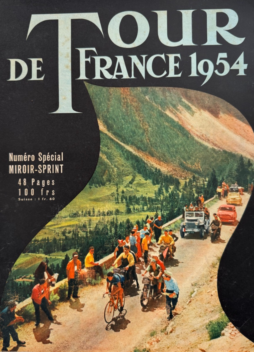 Miroir sprint 1954 -  Tour de France 54 - Vainqueur Louison Bobet - Cyclisme authentique - Revue Vintage
