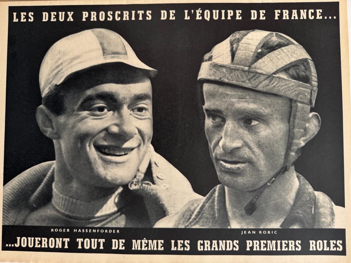 Miroir sprint 1954 -  Tour de France 54 - Vainqueur Louison Bobet - Vue 2 - Cyclisme