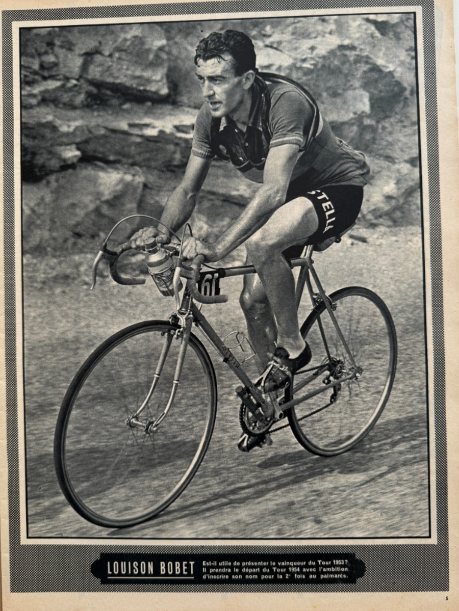 Miroir sprint 1954 -  Tour de France 54 - Vainqueur Louison Bobet - Vue 3 - Cyclisme