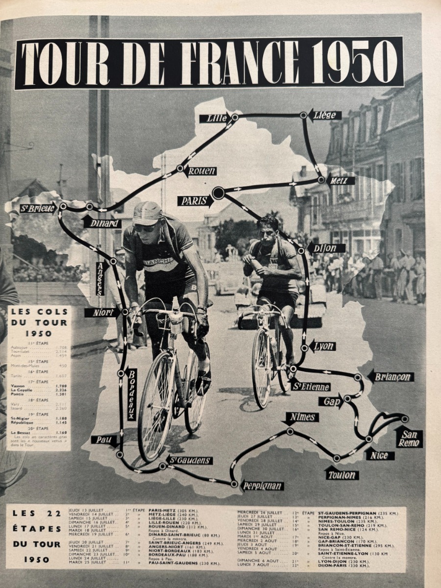 Miroir sprint 1950 - Tour de France 50 - Vainqueur kubler - Vue 2 - Cyclisme