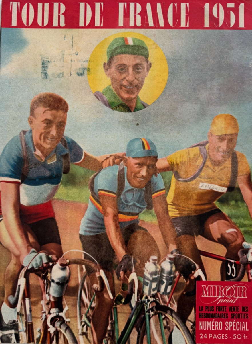 Miroir sprint 1951 - Tour de France 51 - Vainqueur Hugo Koblet - Cyclisme authentique - Revue Vintage