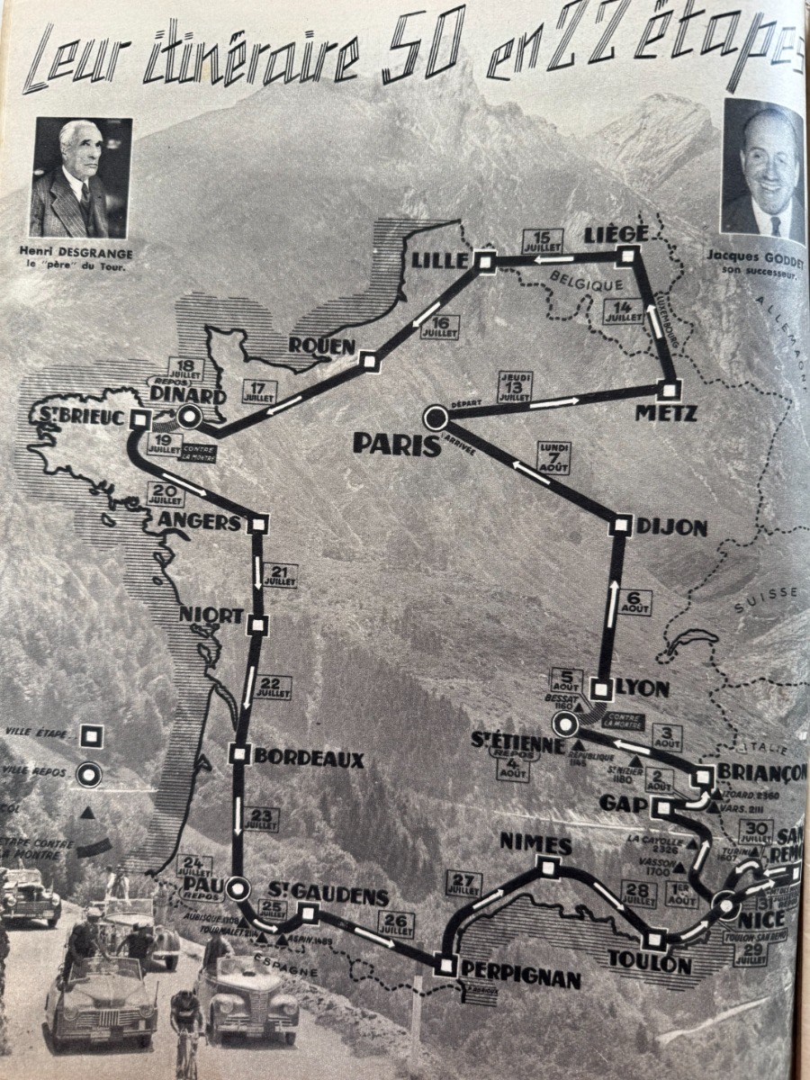 Tour de France 1950 - Vainqueur Kubler - Vue 4 - Cyclisme
