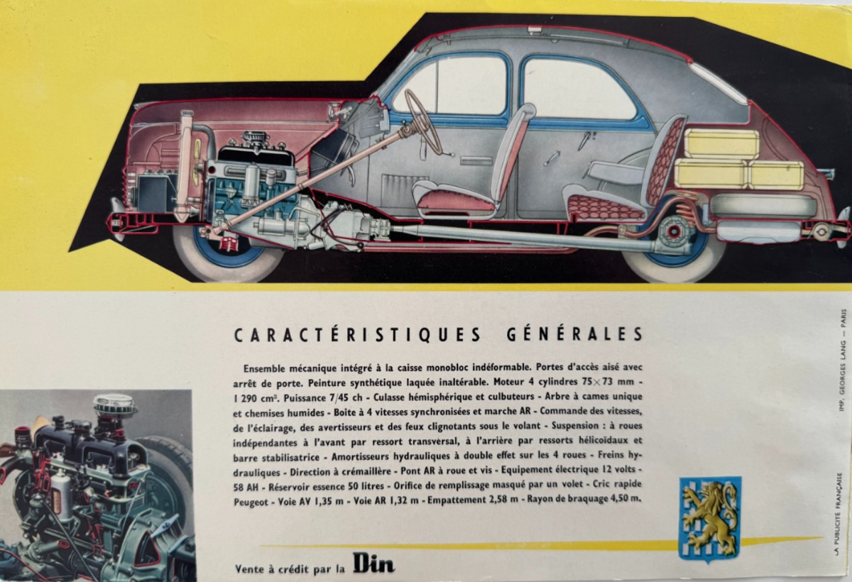 Catalogue Peugeot 203 - Vue 3 - Auto