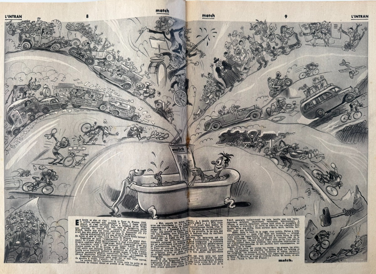 L'intransigeant - Match l'intran - Programme du Tour de France 1935 - N° spécial gratuit - Vue 4 - Cyclisme