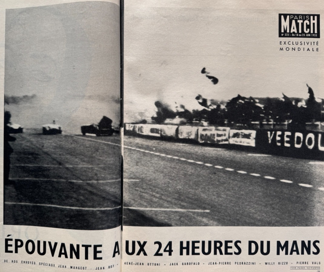 Paris Match - Le drame atroce des 24H du Mans - 1955 N° 325 - Vue 2 - Paris Match