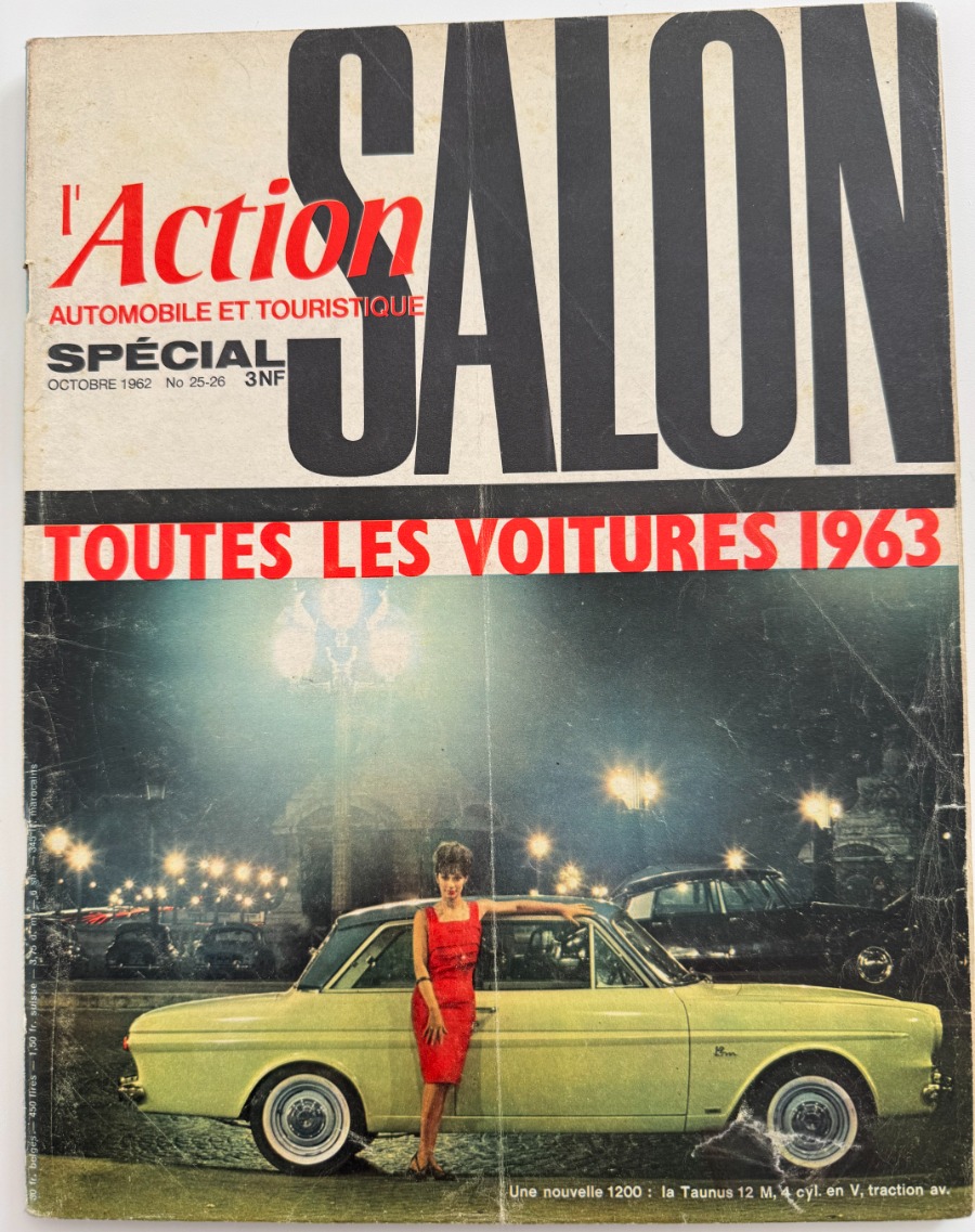 Salon de l'automobile 1963 - Auto authentique - Revue Vintage