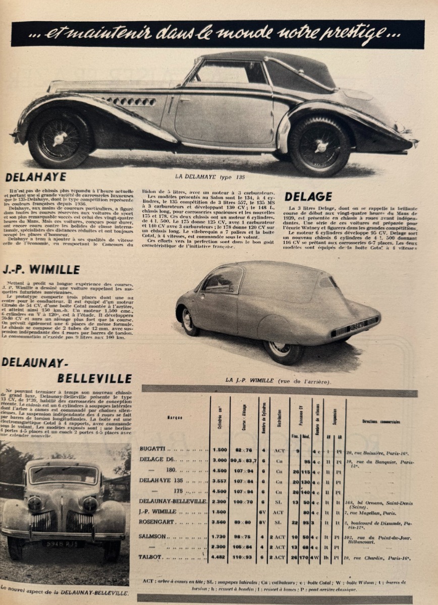 Salon de l'automobile 1946 - Vue 6 - Auto