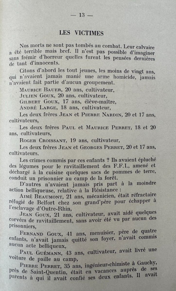 Etobon village de terroristes - La Tragédie des crimes Nazis - Chenebier - Vue 3 - Haute-Saône