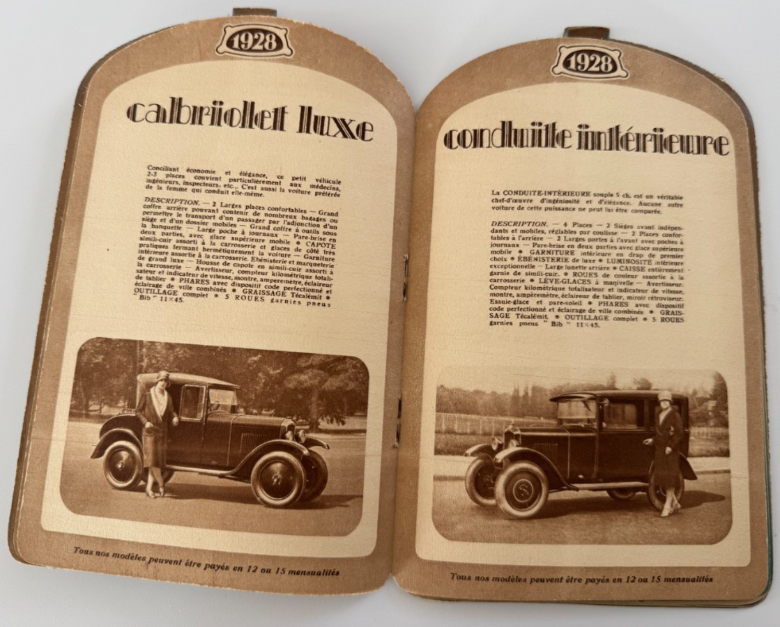 Catalogue Peugeot 5 CH - 1928 - Vue 2 - Auto