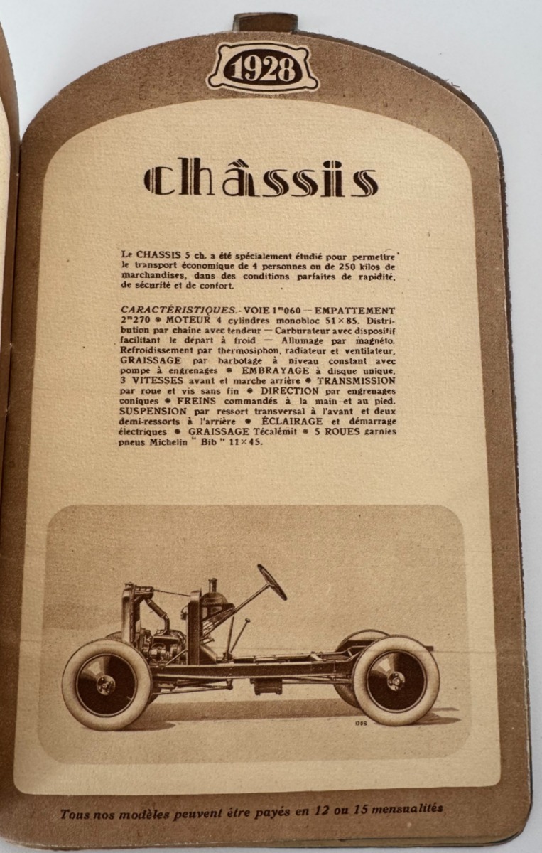 Catalogue Peugeot 5 CH - 1928 - Vue 4 - Auto