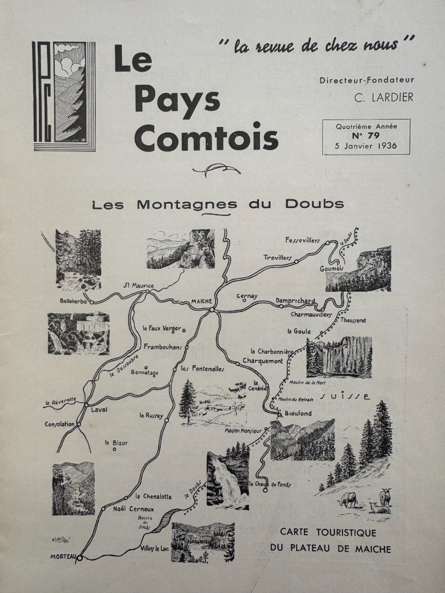 Le Pays Comtois - Le plateau de Maiche 1936 - Haut Doubs - Vue 3 - Doubs