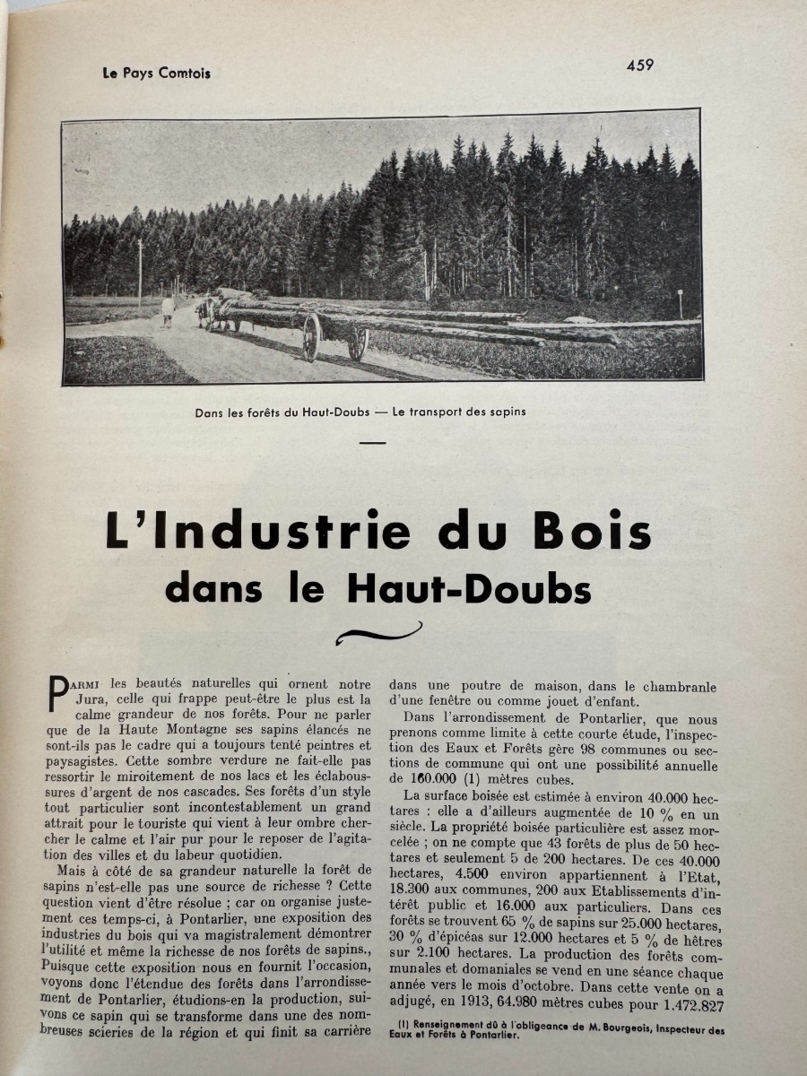 Le Pays Comtois - Pontarlier et le haut Doubs 1935 - Malbuisson - Jougne - l'absinthe - - Vue 5 - Doubs