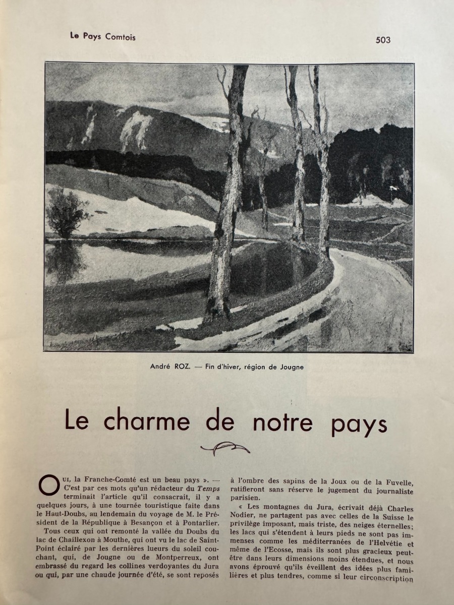 Le Pays Comtois Le Haut Doubs 1933 - Le patois - Le Mont d'Or - Montbenoit - Morteau - Saugets - Vue 3 - Doubs